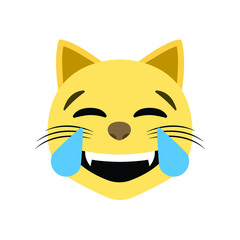 Laughing with tears in eyes vector emoji tears of joy