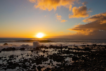 Fototapeta premium Sonnenuntergang auf La Gomera