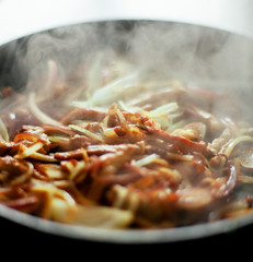 meat with vegetables