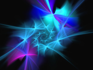 abstract multicolored fractal pattern