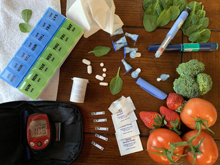 Proper diet, medications and lifestyle for type 2 diabetes.