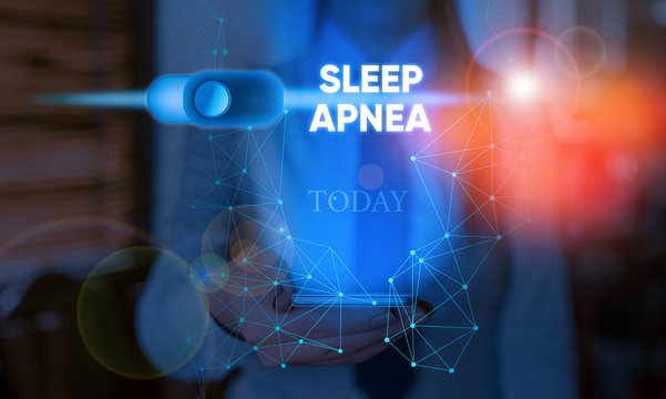 Handwriting text Sleep Apnea. Conceptual photo disorder which demonstrating repeatedly stop breathing when asleep