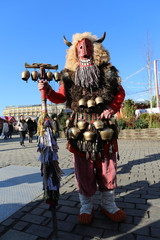 Moscow Maslenitsa Festival 2020. Traditional national celebration in russian folk style. Slavic...