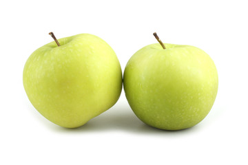 Apples isolated on white