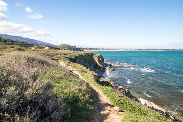 sentier littoral entre Collioure et Argelès