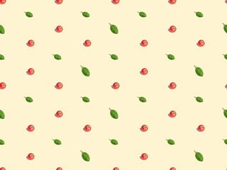 Seamless bright spring pattern with design and  repetition.
