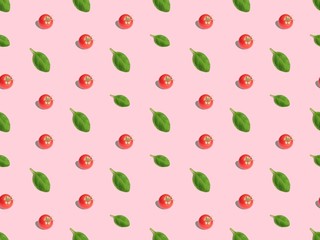 Spring. Colors. food. leaf. Pattern without seams