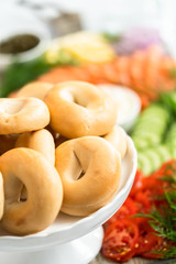 Bagel brunch board