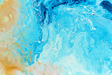 Fototapeta na wymiar A beautiful acrylic blue background