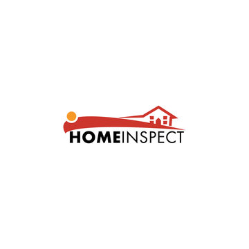 Home Inspection Vector Logo Design.