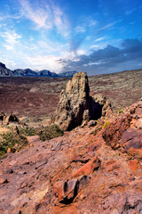 visit of the Teide park and its desert landscapes in Tenerife