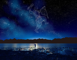 オリオン座 Wall Mural Wallpaper Murals Wallsheaven 博泰 牧野