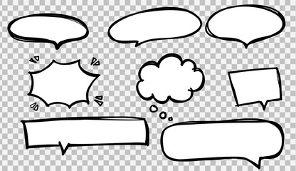 Obraz premium Illustration of spaces for text input.