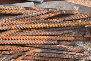 Rusty on metal texture background.