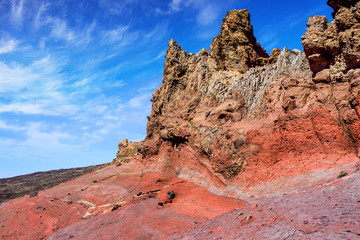 visit of the Teide park and its desert landscapes in Tenerife