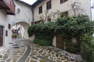 Naklejka premium Smartno in Goriska Brda, Slovenia