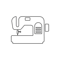 portable sewing machine outline Vector icon