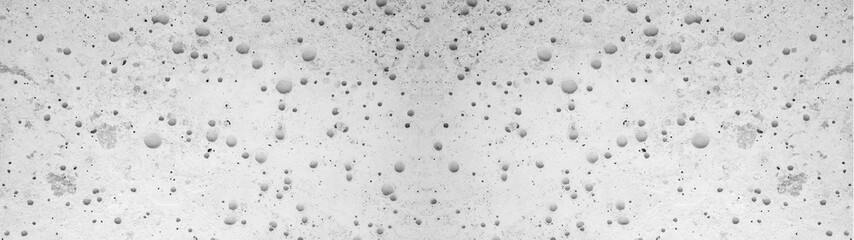 Gray grey concrete texture background banner panorama with air holes