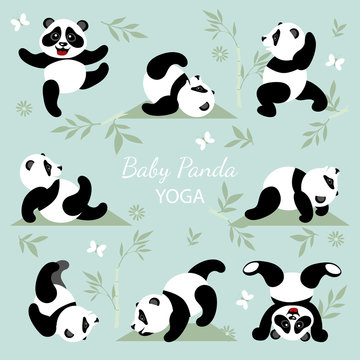 panda seamless pattern