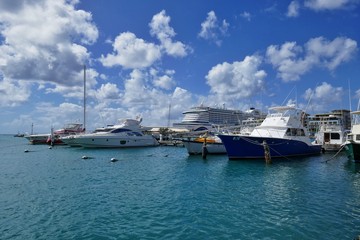 Aruba – Boats at Oranjestad marina