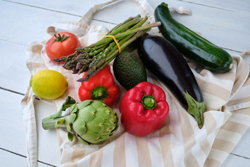 Variety of fresh vegetables