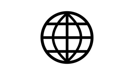 World internet connection logo symbol