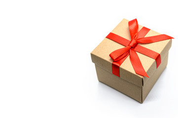 gift box isolated white background.