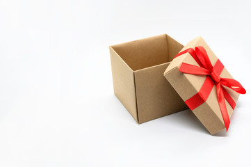 gift box isolated white background.