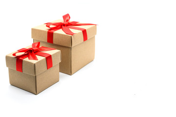 gift box isolated white background.