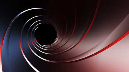 gun barrel,high resolution 3d rendering