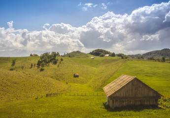 Obraz premium house in the mountains