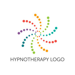 Abstract vector icon or logo design template for hypnotherapy,solar company or multiple use purposes.