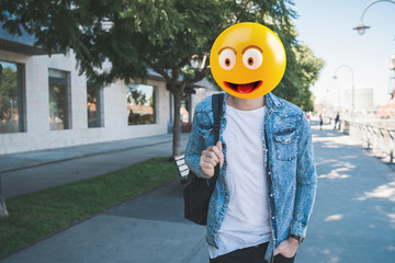 Emoji head man