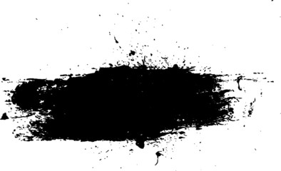 Grunge Brush Strokes Banner Background