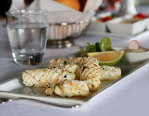 Grilled sea food 