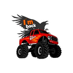 Monster Truck design vector art © THE LASTMINI