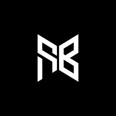 Fototapeta premium letter sb vector logo design template