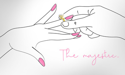  Real golden ring with victor