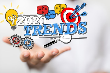 year 2020 business solution concept