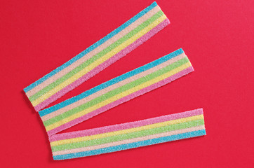 Multicolor gummy candy