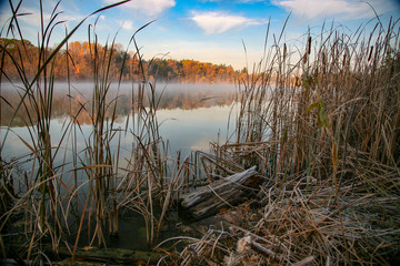 Hinkley Lake OH Falls Monring