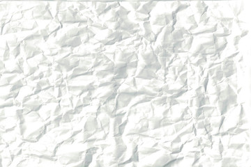crumpled white sheet paper texture background. notebook