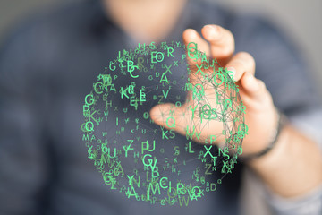 Cloud storage and Computing concept.