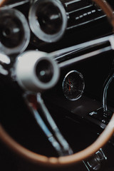 Old Sports Car Console