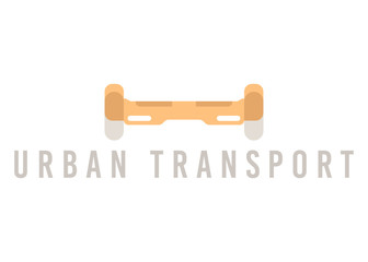 Alternative city transport color logo with text