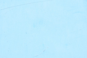 Cement painted wall background, baby-blue pastel color texture