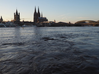 Kölner Hochwasser in 2020