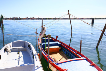 Fototapeta na wymiar Beautiful Chioggia village in venetian lagoon