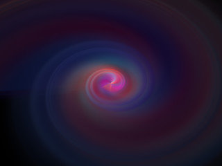 Soft Pink Glowing Spiral Fractal Background Image, Illustration - Vortex repeating spiral patterns, Symmetrical repeating geometric patterns. Abstract design, black background