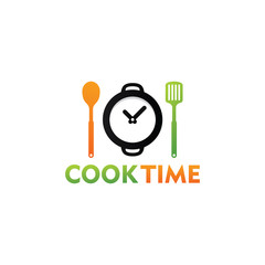 Cook Time Logo Template Design